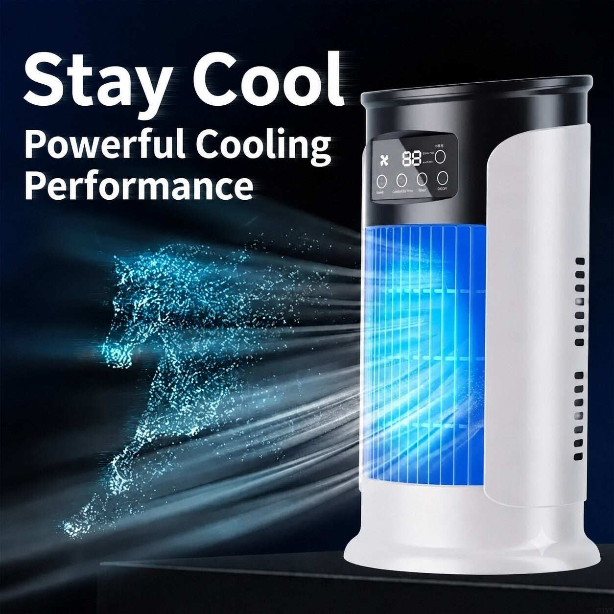 ALASKAFLOW Evaporative Air Cooler with 6 Speeds