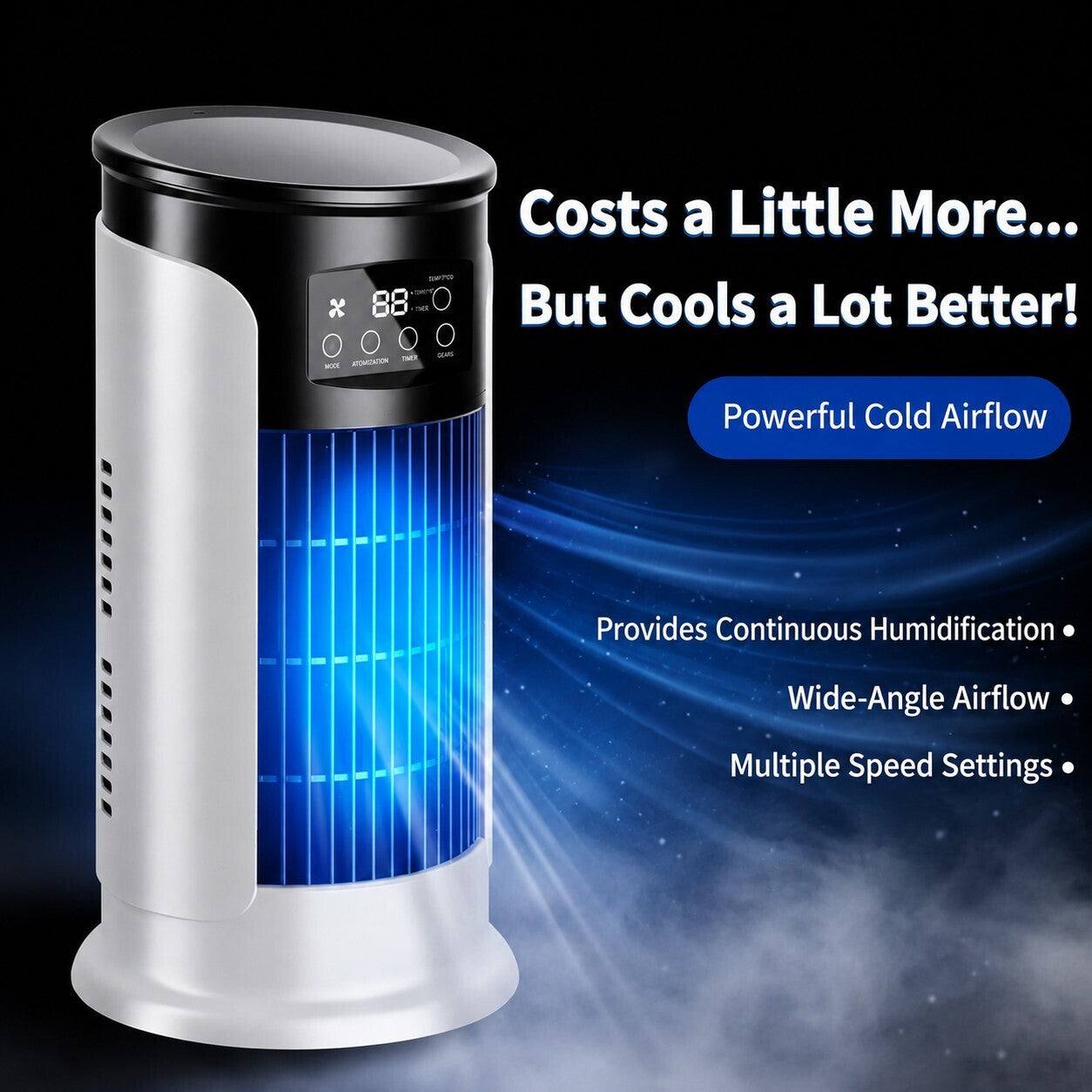 ALASKAFLOW Evaporative Air Cooler with 6 Speeds