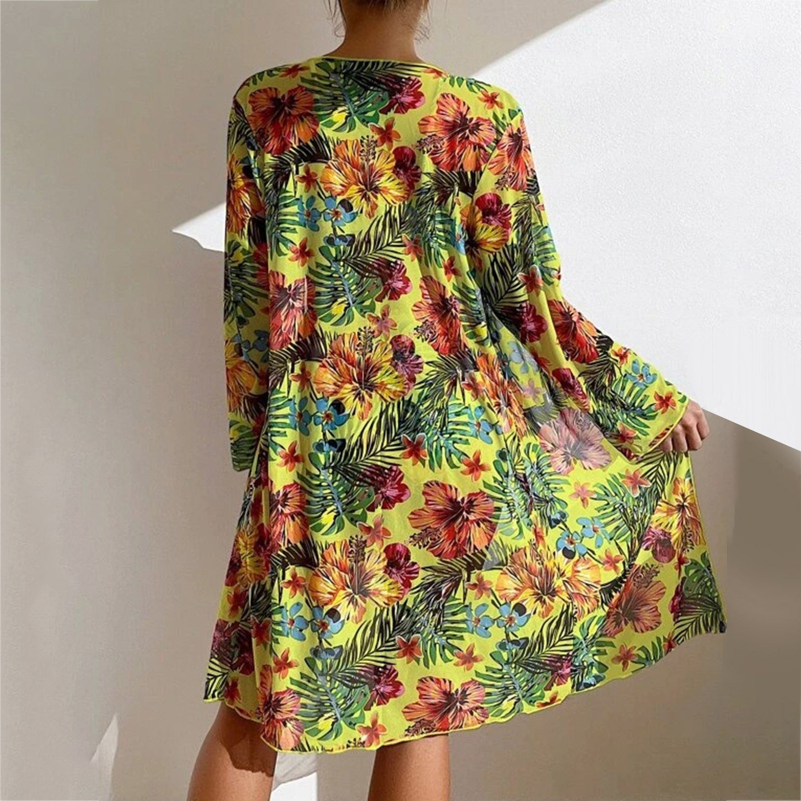 Ashley - Women’s Floral Tie Front Bikini Set