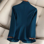 Ashley Monroe Elegant One-Button Blazer
