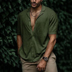 Bradley - Men's Short Sleeve Textured Shirt