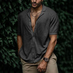 Bradley - Men's Short Sleeve Textured Shirt