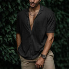 Bradley - Men's Short Sleeve Textured Shirt