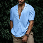 Bradley - Men's Short Sleeve Textured Shirt