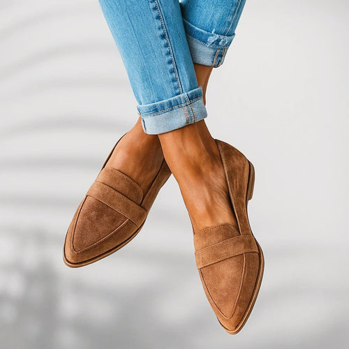 Brianna - Women's Pointed Toe Slip-On Loafers