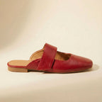 Brielle - Women's Genuine Leather Mule Flats