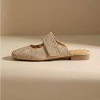 Brielle - Women's Genuine Leather Mule Flats