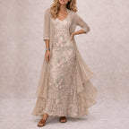Brittany - Women's Floral Print Maxi Dress