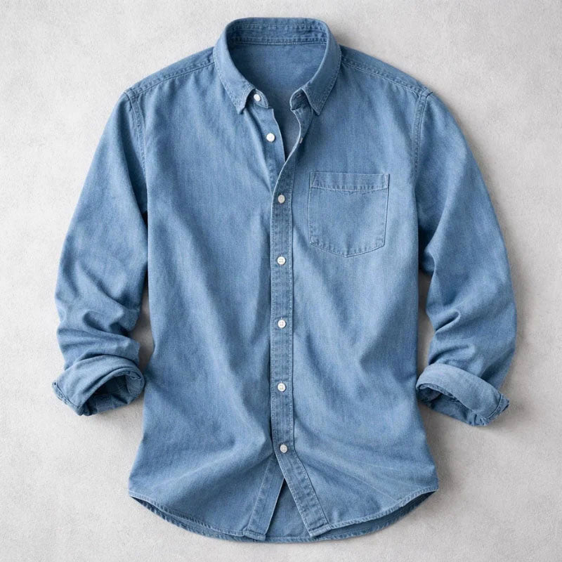 Charles - Men's Relaxed Fit Long Sleeve Shirt