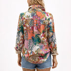 Cindy - Women's Casual Floral Print Blouse