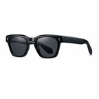 Classic Square Sunglasses with Transparent Frame
