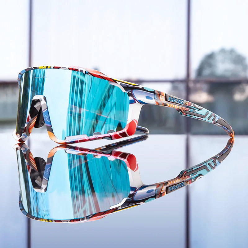 Core Oversized Shield Lens Cycling Sunglasses