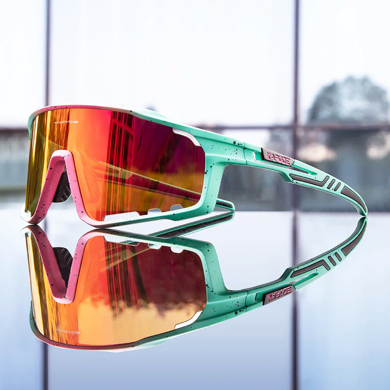 Core Oversized Shield Lens Cycling Sunglasses