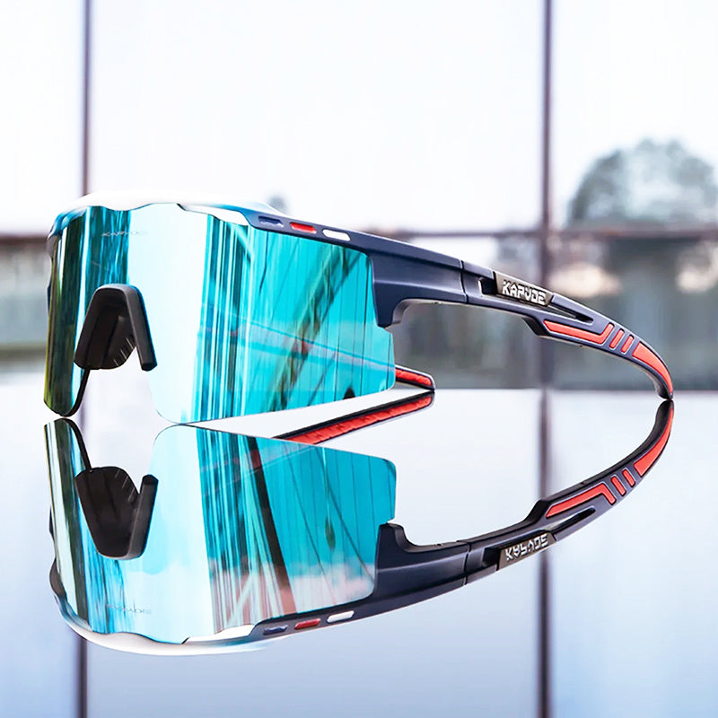 Core Oversized Shield Lens Cycling Sunglasses