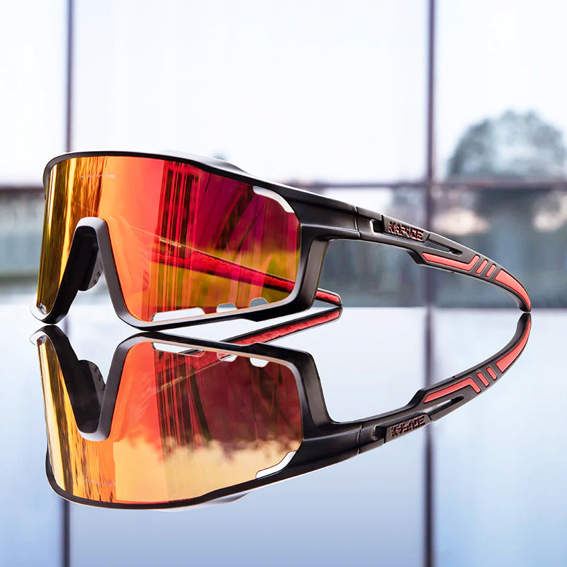 Core Oversized Shield Lens Cycling Sunglasses