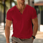 Dean - Men’s Short Sleeve Henley Shirt