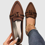 Donna - Women’s Knit Loafers with Knot Detail