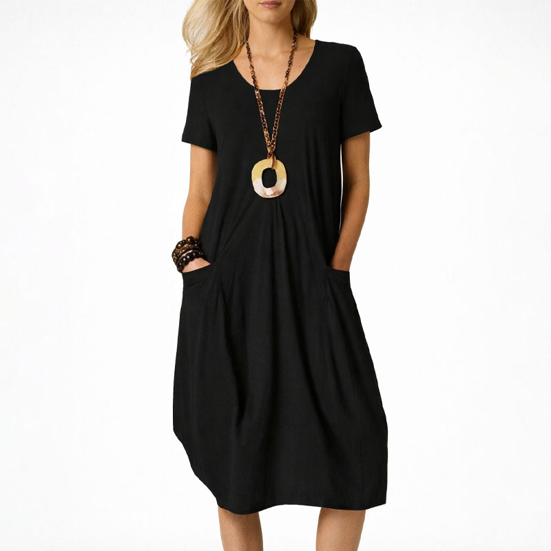 Dorothy - Women’s Short Sleeve Midi Dress
