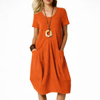 Dorothy - Women’s Short Sleeve Midi Dress
