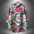 Emma - Women’s Floral Button Up Casual Blouse