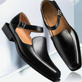 Ethan Alaric Buckle Strap Low Heel Shoes