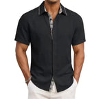 Ethan Cole Plaid Collared Shirt