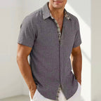 Ethan Cole Plaid Collared Shirt