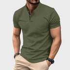 Ethan Cole Short Sleeve Henley Shirt