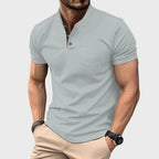 Ethan Cole Short Sleeve Henley Shirt
