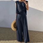 Hailey - Women's Flowing Relaxed Fit Linen Set
