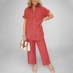 Harper - Women’s Relaxed Striped Co-Ord Set