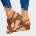 Heather - Women's Open Toe Platform Sandals