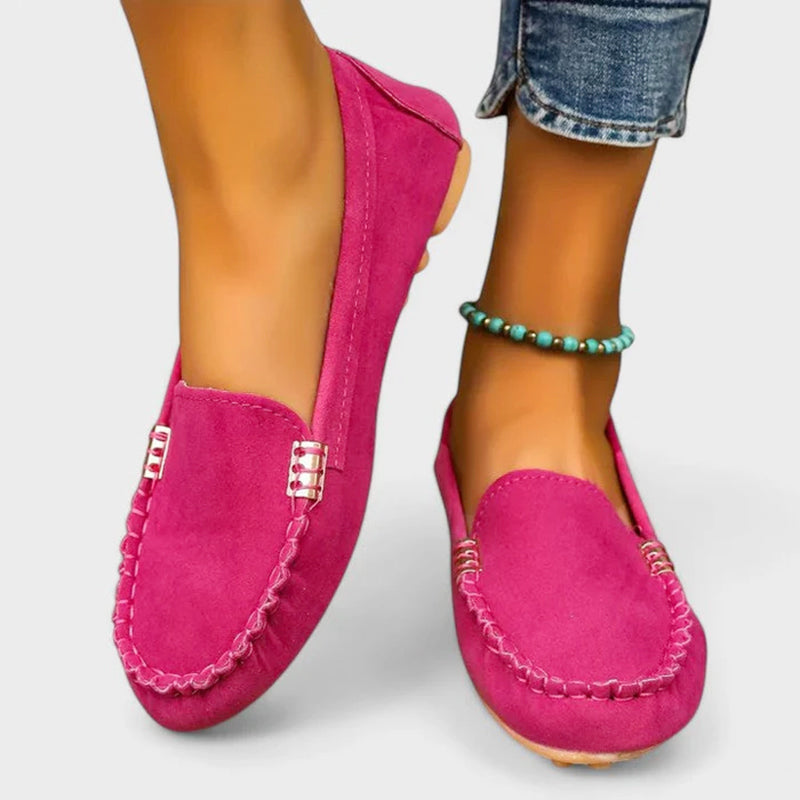 Iris - Women’s Slip On Moccasin Flat Shoes
