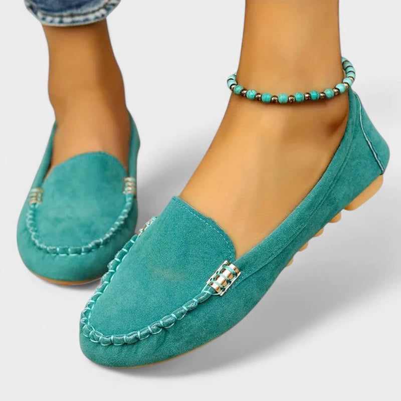 Iris - Women’s Slip On Moccasin Flat Shoes