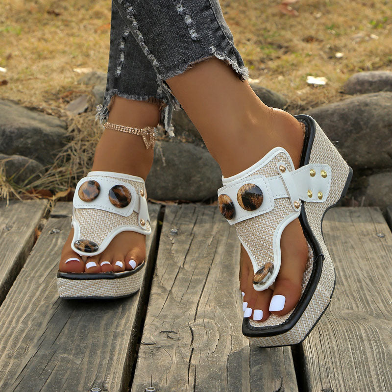 Isabella - Women's Casual Platform Flip-Flop Sandals