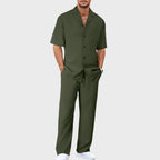 Jake Ross Button-Up Trousers Set