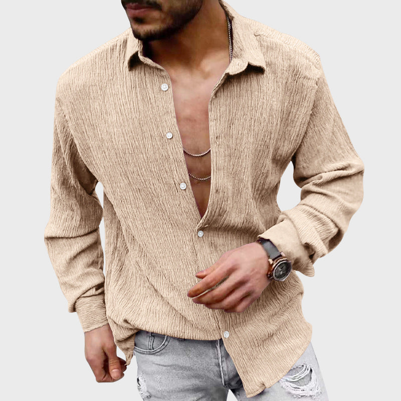 Jake Ross Casual Textured Button Shirt