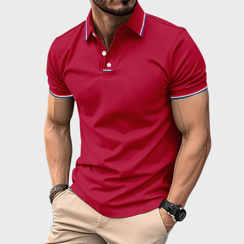 Jake Ross Classic Striped Polo Shirt