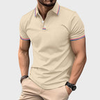 Jake Ross Classic Striped Polo Shirt