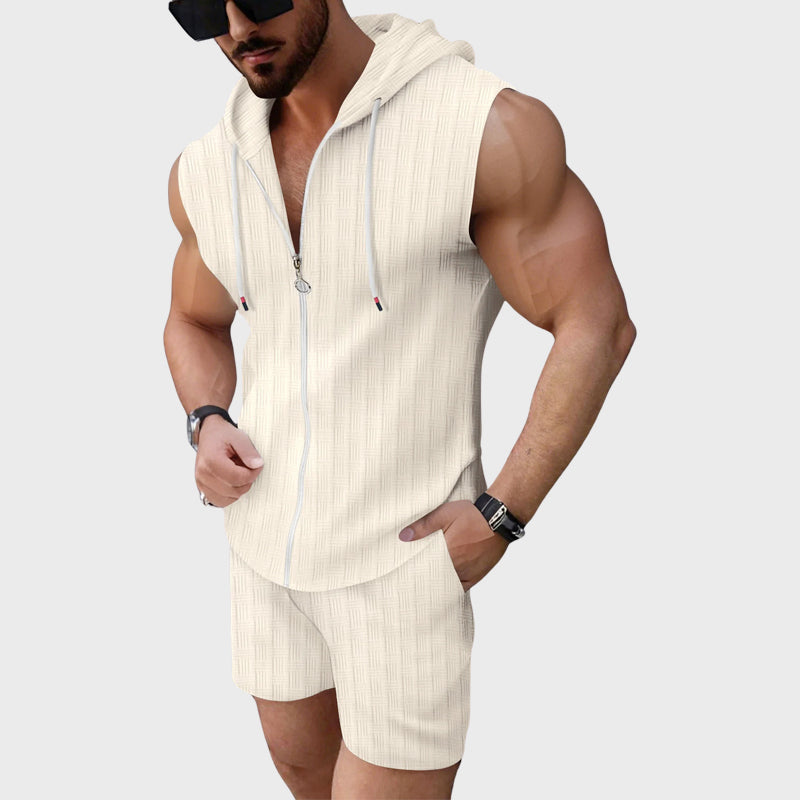 Jake Ross Zip Front Hooded Set