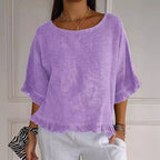 Jasmine - Women’s Ruffle Hem Blouse