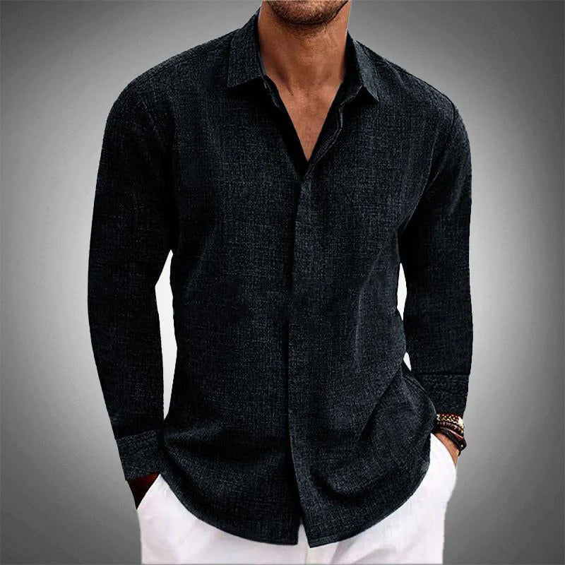 Jason Reid Casual Cotton Linen Shirt