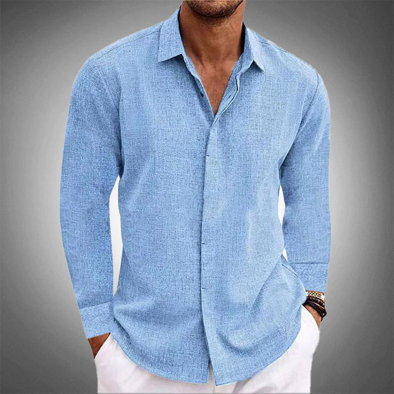 Jason Reid Casual Cotton Linen Shirt