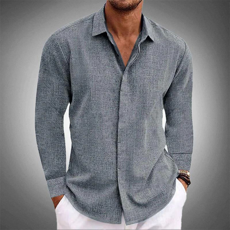 Jason Reid Casual Cotton Linen Shirt
