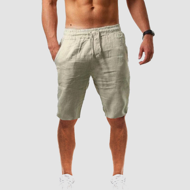 Jason Reid Elastic Waist Casual Shorts