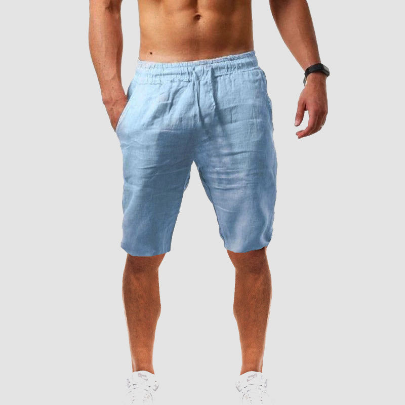 Jason Reid Elastic Waist Casual Shorts