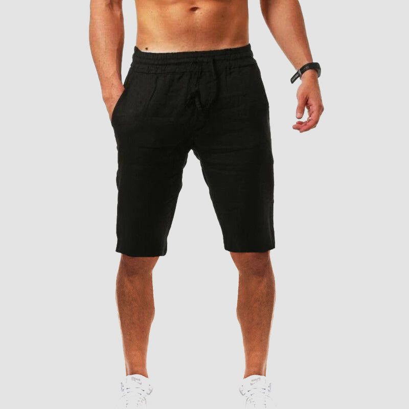 Jason Reid Elastic Waist Casual Shorts