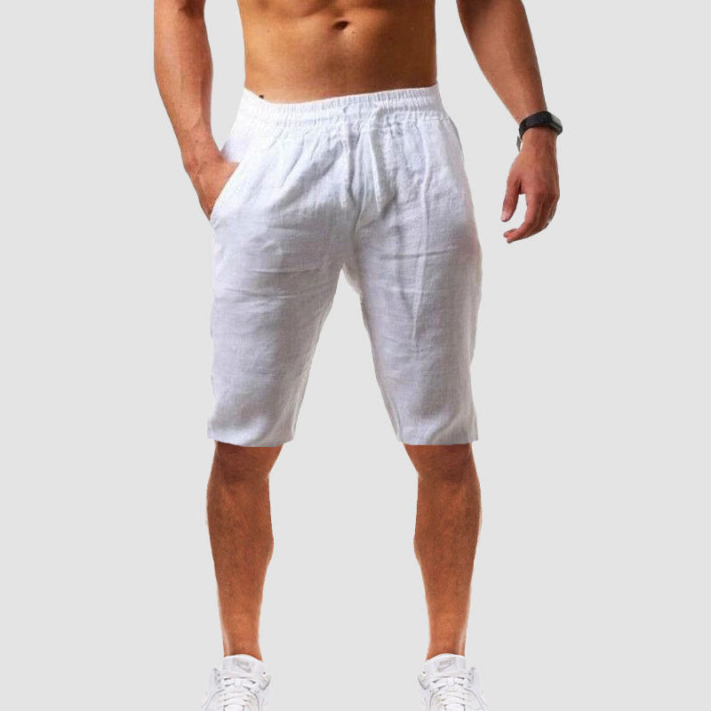 Jason Reid Elastic Waist Casual Shorts