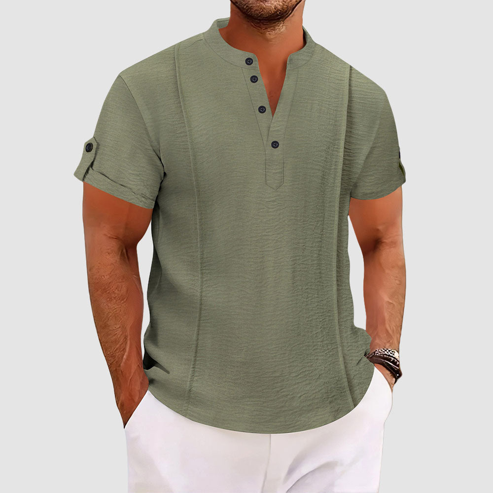Jason Reid Everyday Henley Button Shirt