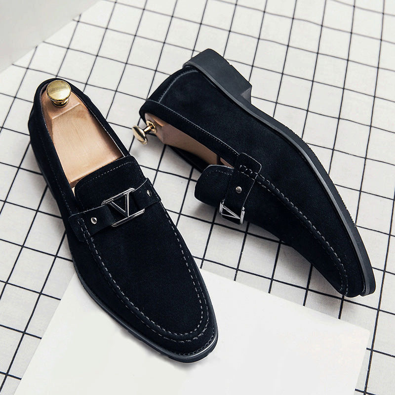 Jason Reid Metal Accent Slip-On Loafers